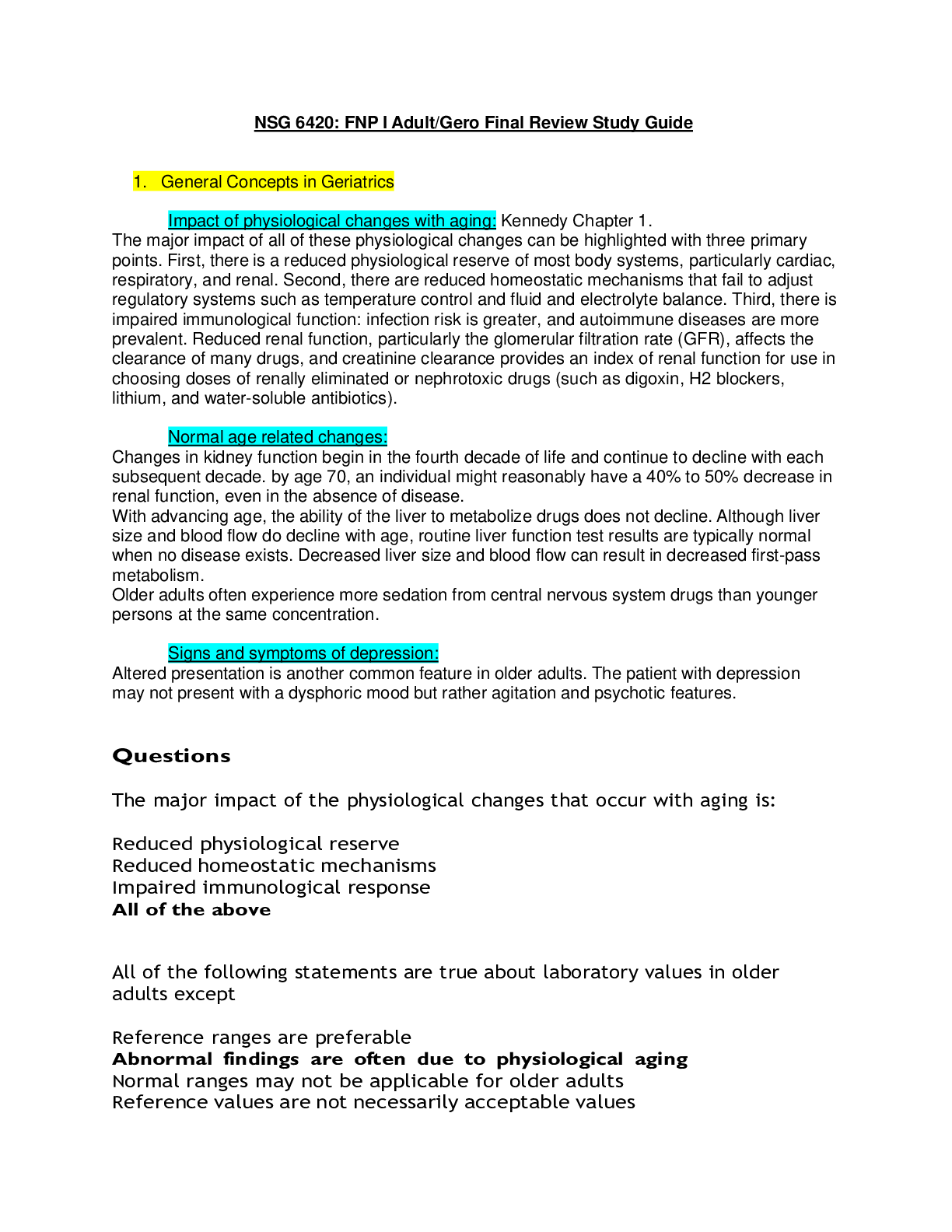Preview image of NSG 6420_Final Exam Review document